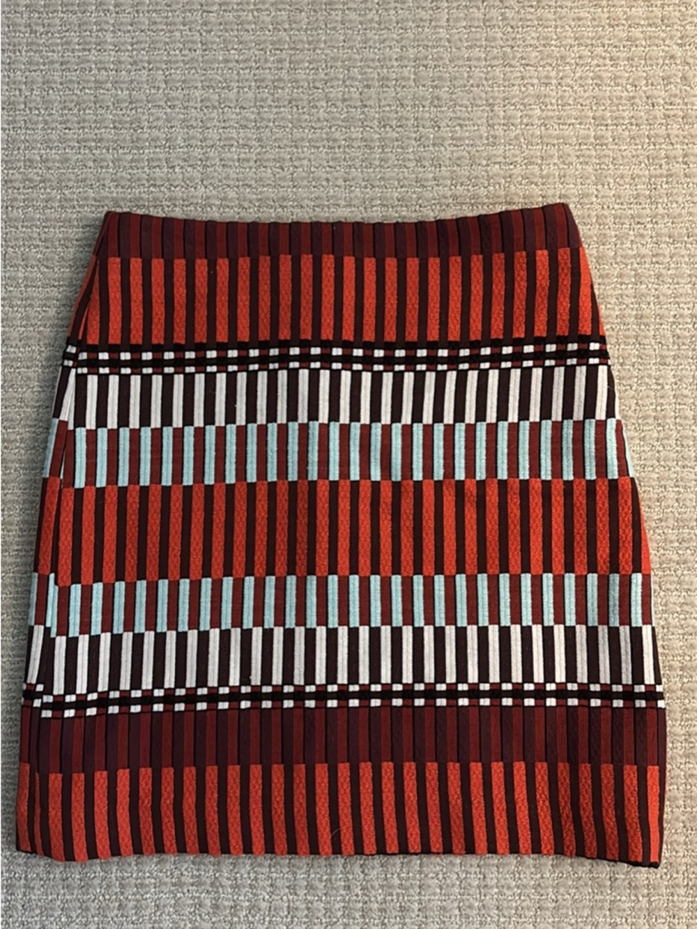 Ann Taylor Striped Pencil Skirt